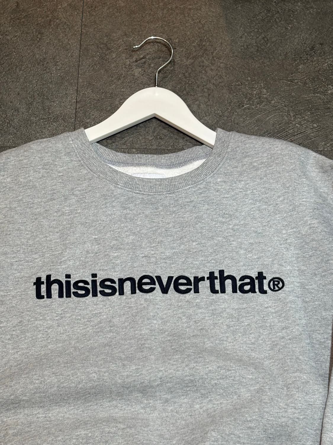 디스이즈네버댓 맨투맨 그레이 XL 상품이미지4