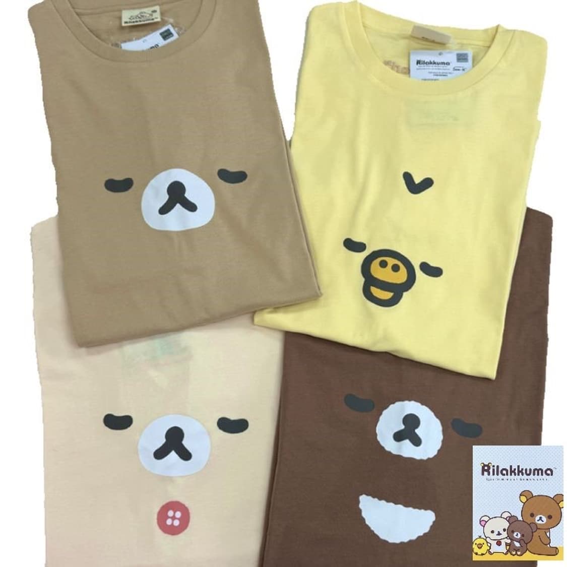 San -X 정품 티셔츠 키이로이토리 , 차이로이코구마 상품이미지1