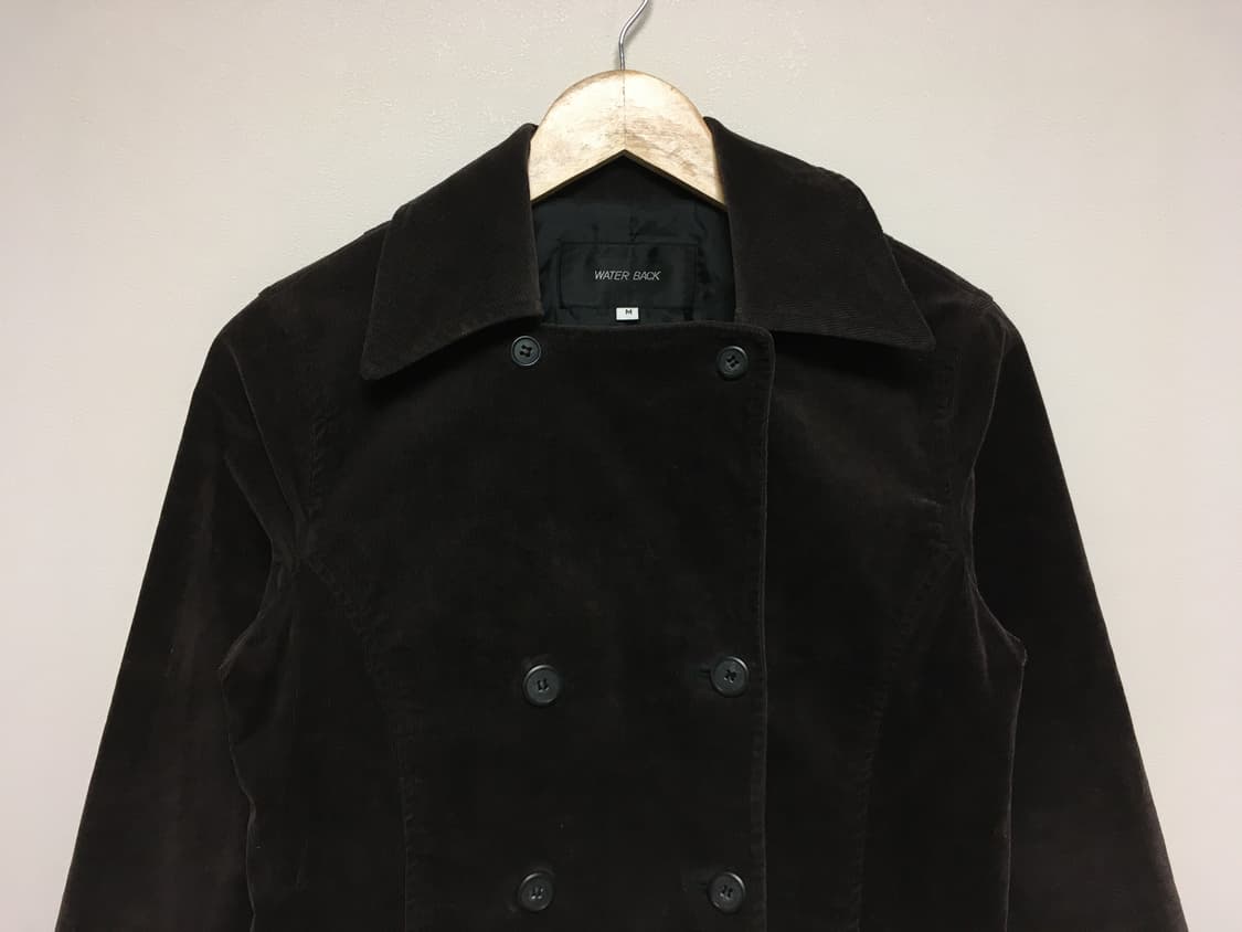 vintage velvet double jacket dark brown 상품이미지7