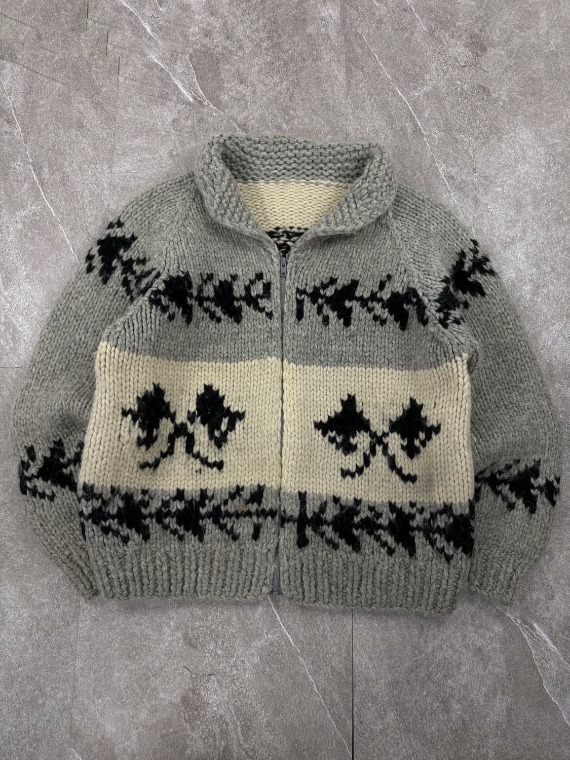 Vintage Cowichan Cardigan    상품이미지1