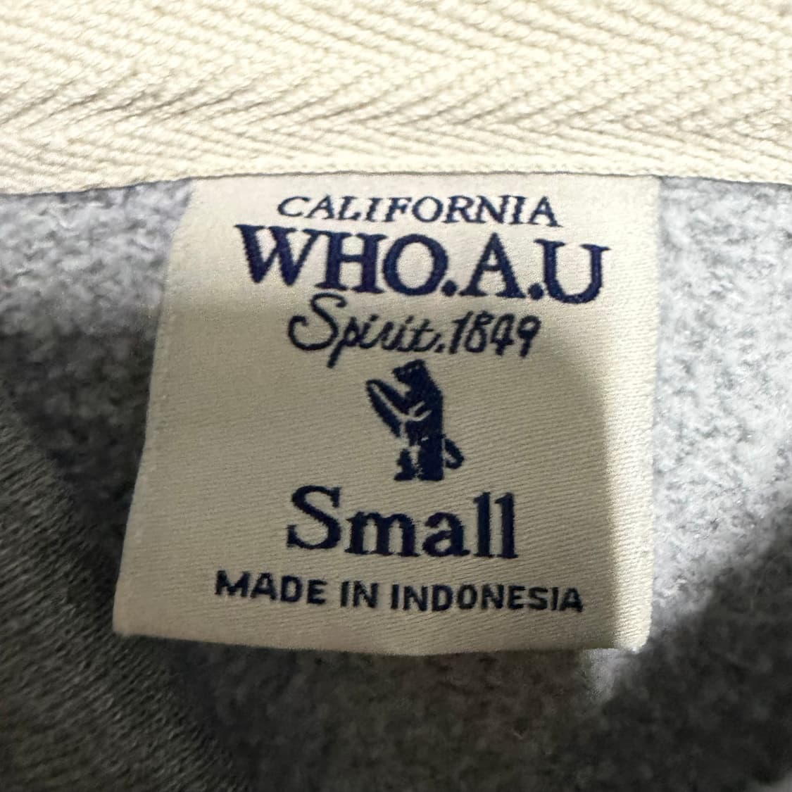 후아유 그레이 후드집업 s 상품이미지3