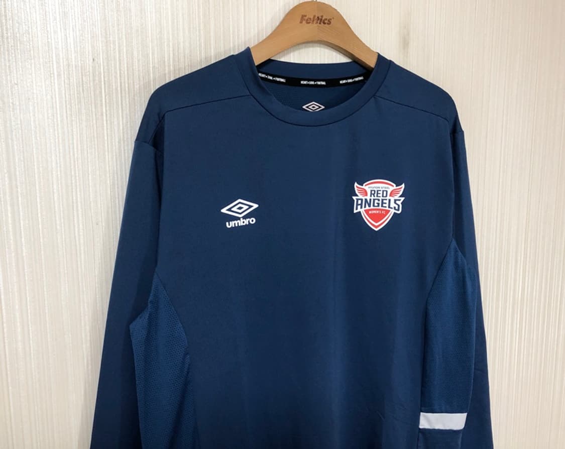 WK리그 엄브로 인천 현대제철 레드엔젤스 선수실착 트레이닝셔츠 XL 상품이미지5