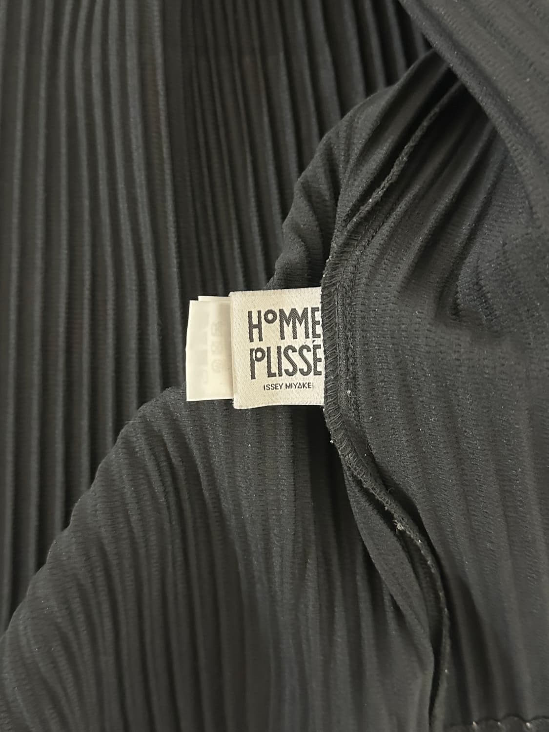 옴므플리세 후드집업/블랙/3 상품이미지3