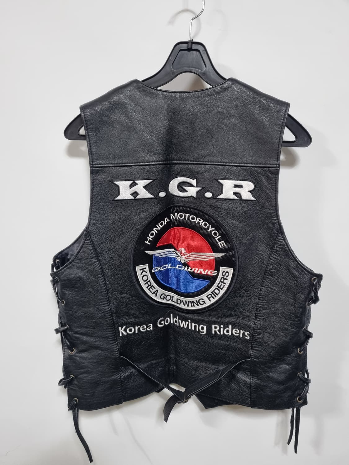 k.g.r 동호회 천연소가죽 라이더 조끼 m 상품이미지3