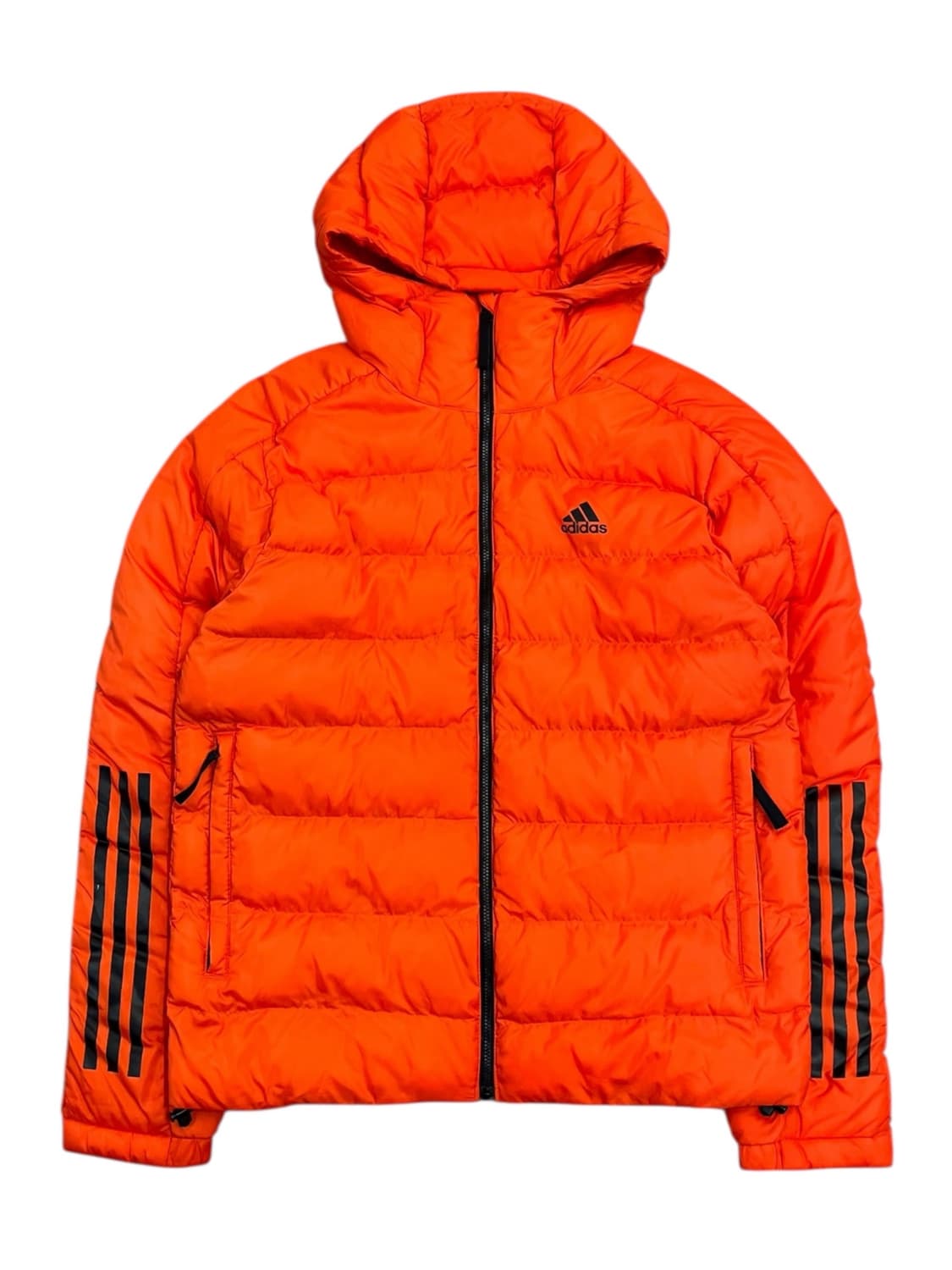 아디다스 후드 패딩 자켓 오렌지 M #csz2477 상품이미지3