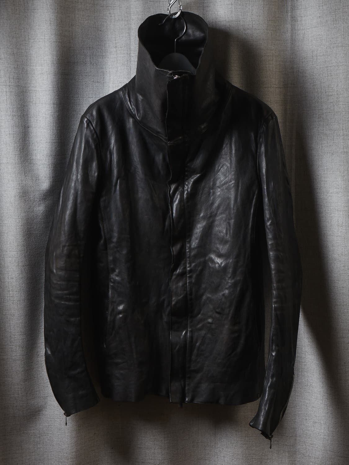 Incarnation 롱 하이넥 가죽자켓 상품이미지2