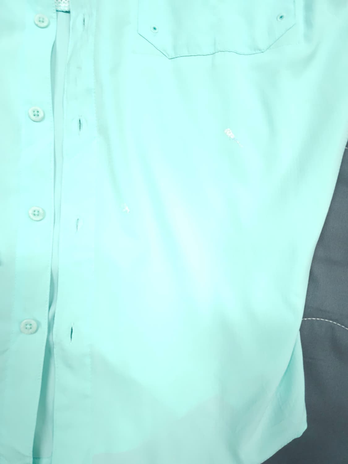 빈티지 콜롬비아 민트컬러 (얇은감)  상품이미지6