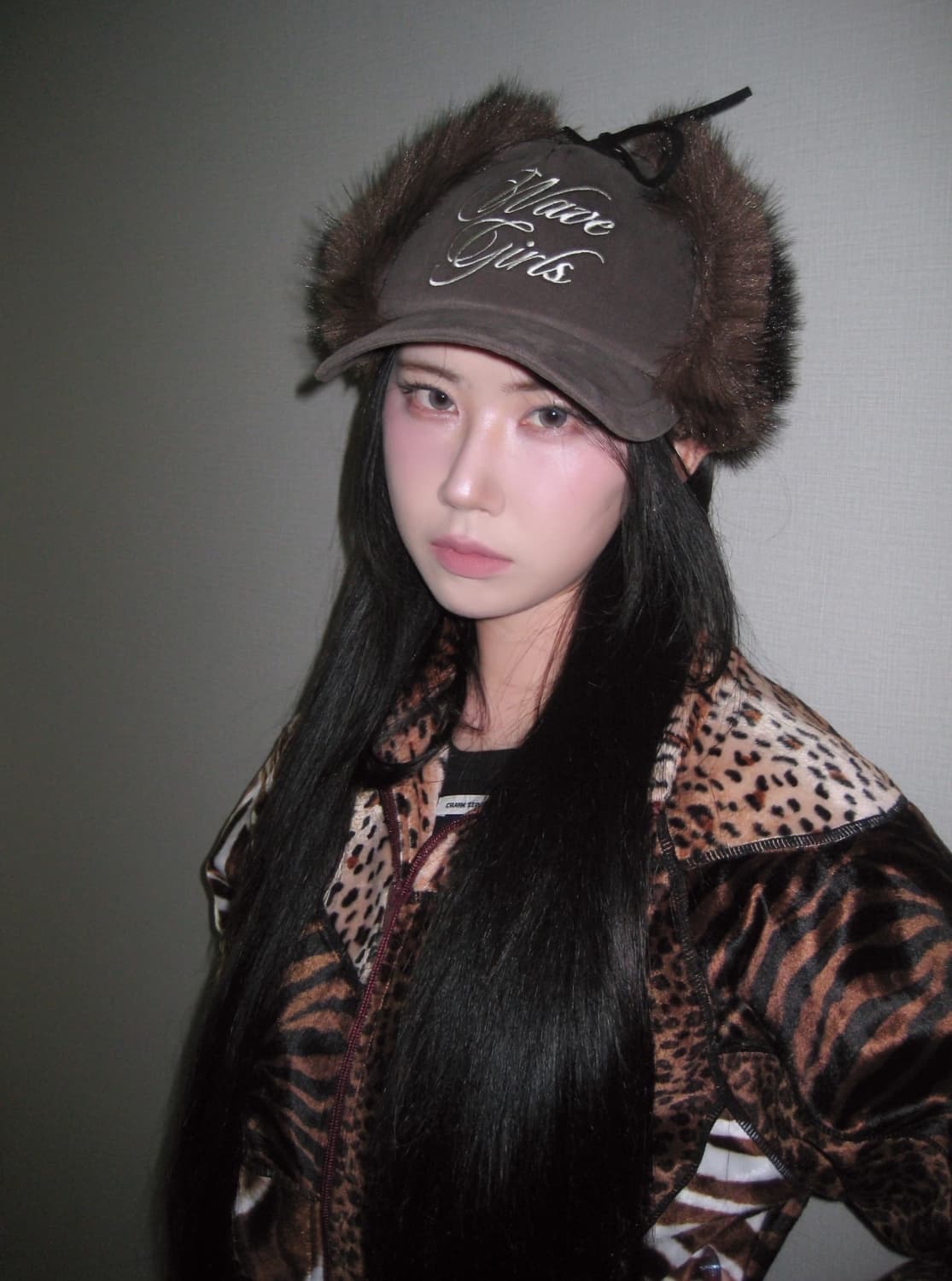 레터링 퍼 이어플랩 캡 모자  상품이미지10