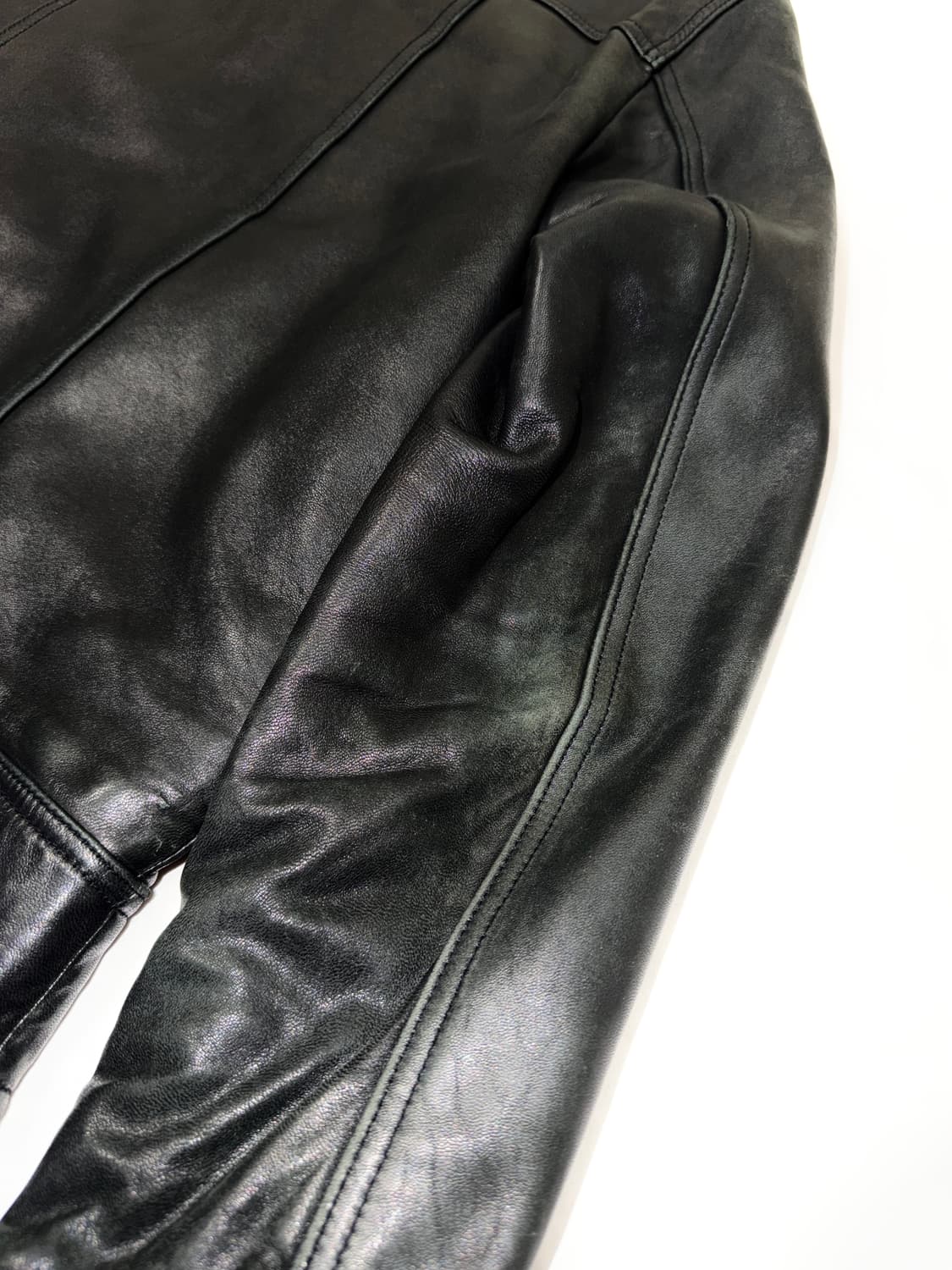 레더 집업 자켓 상품이미지7