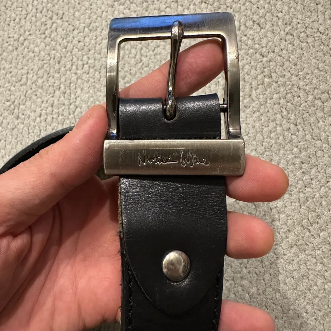 넘버나인 Number Nine 빈티지 레더 벨트 상품이미지3