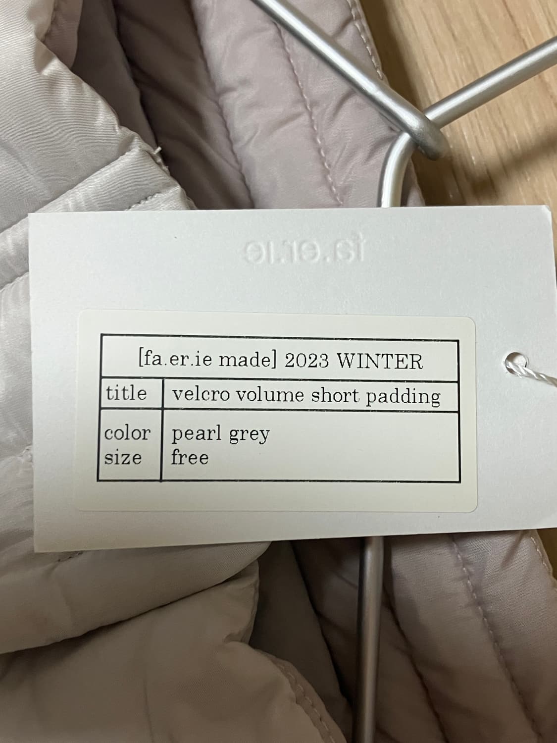 샵페어리 반팔 패딩 판매합니다 상품이미지2