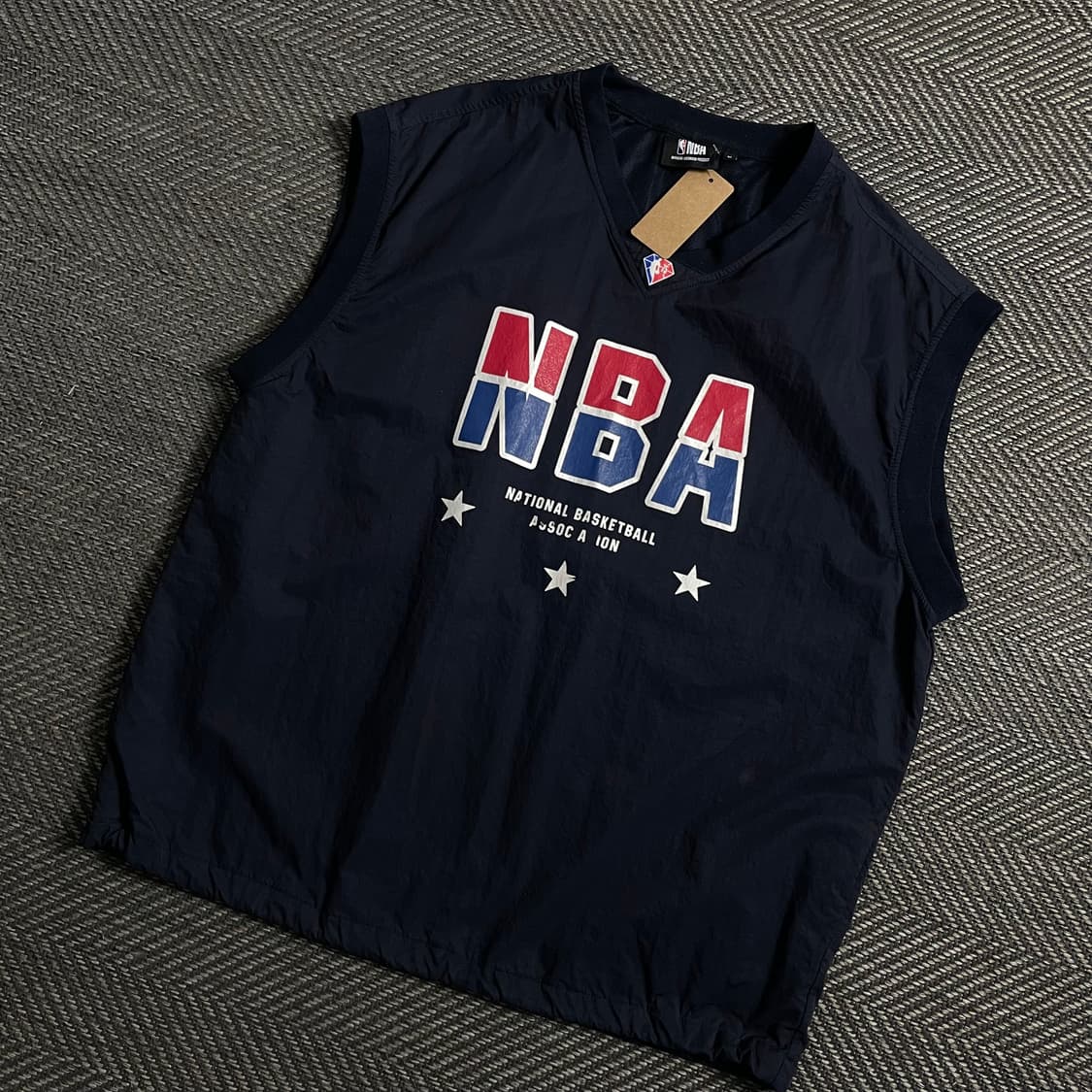 NBA 빅로고 나일론 우븐 웜업 베스트y 4638 상품이미지1