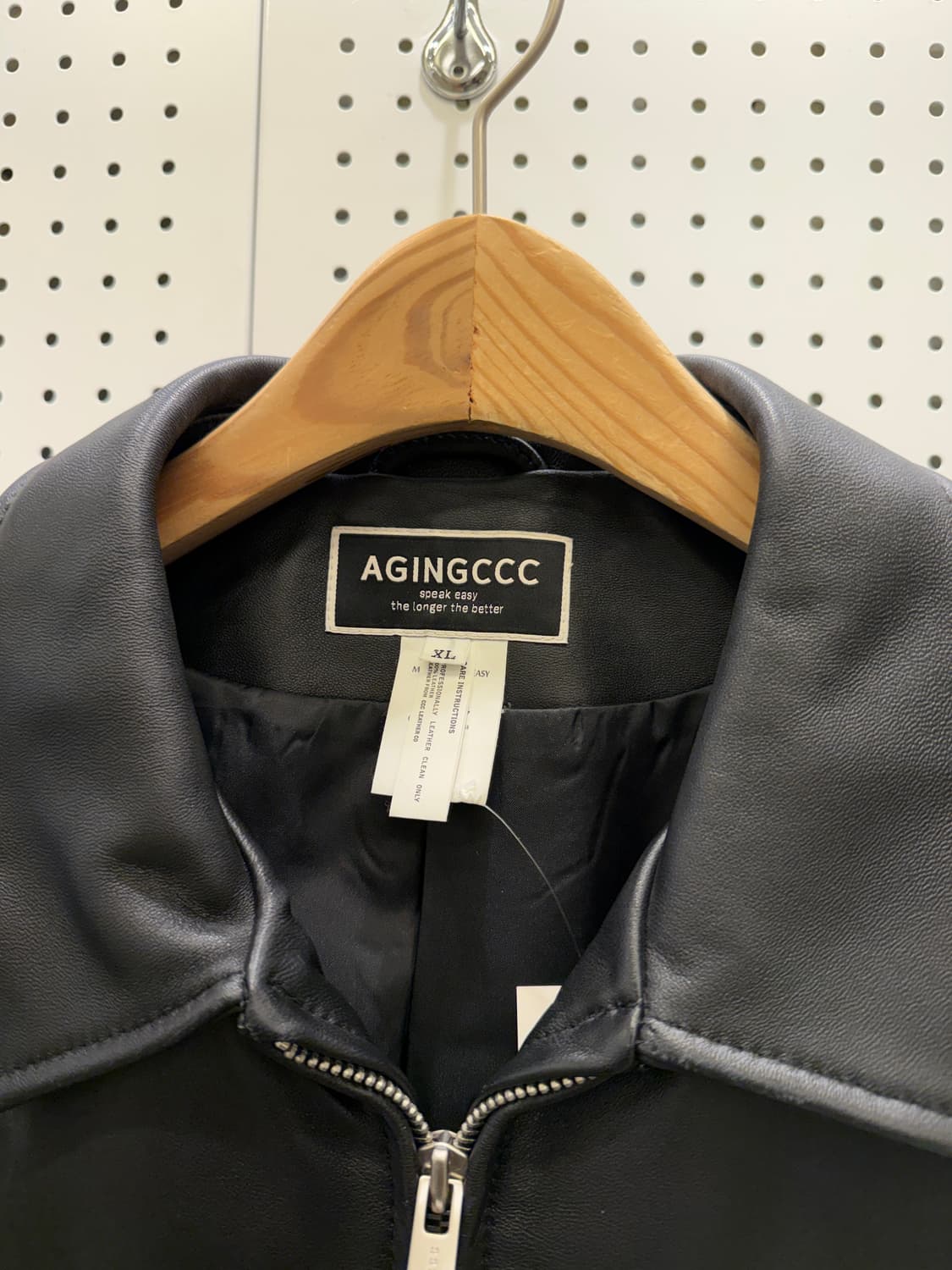 에이징씨씨씨 램스킨 레더 자켓 U1337 상품이미지5