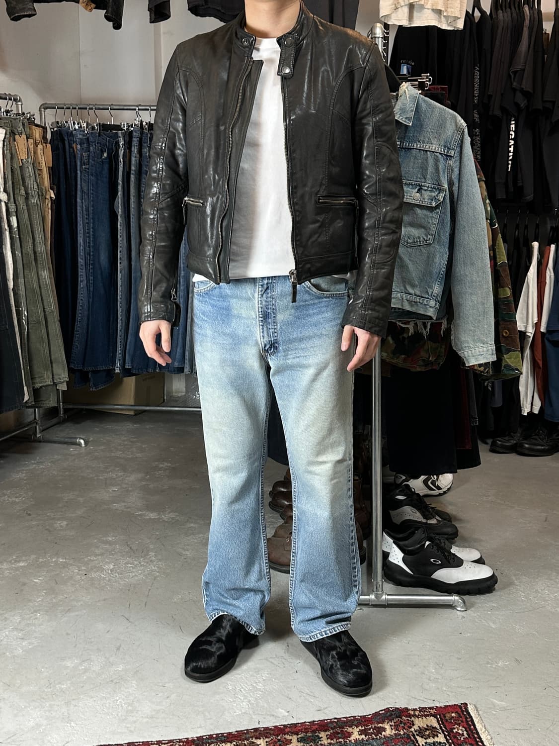 90's USA Made 빈티지 리바이스 517 오렌지탭 상품이미지3