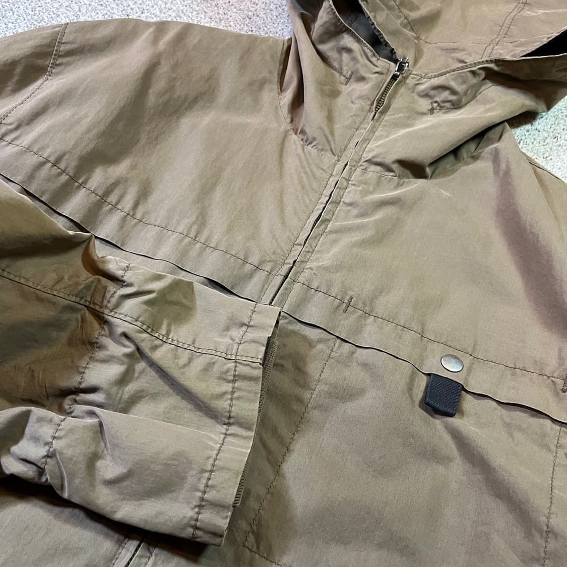 캘빈 클라인 하이넥 후드 블루종 상품이미지2