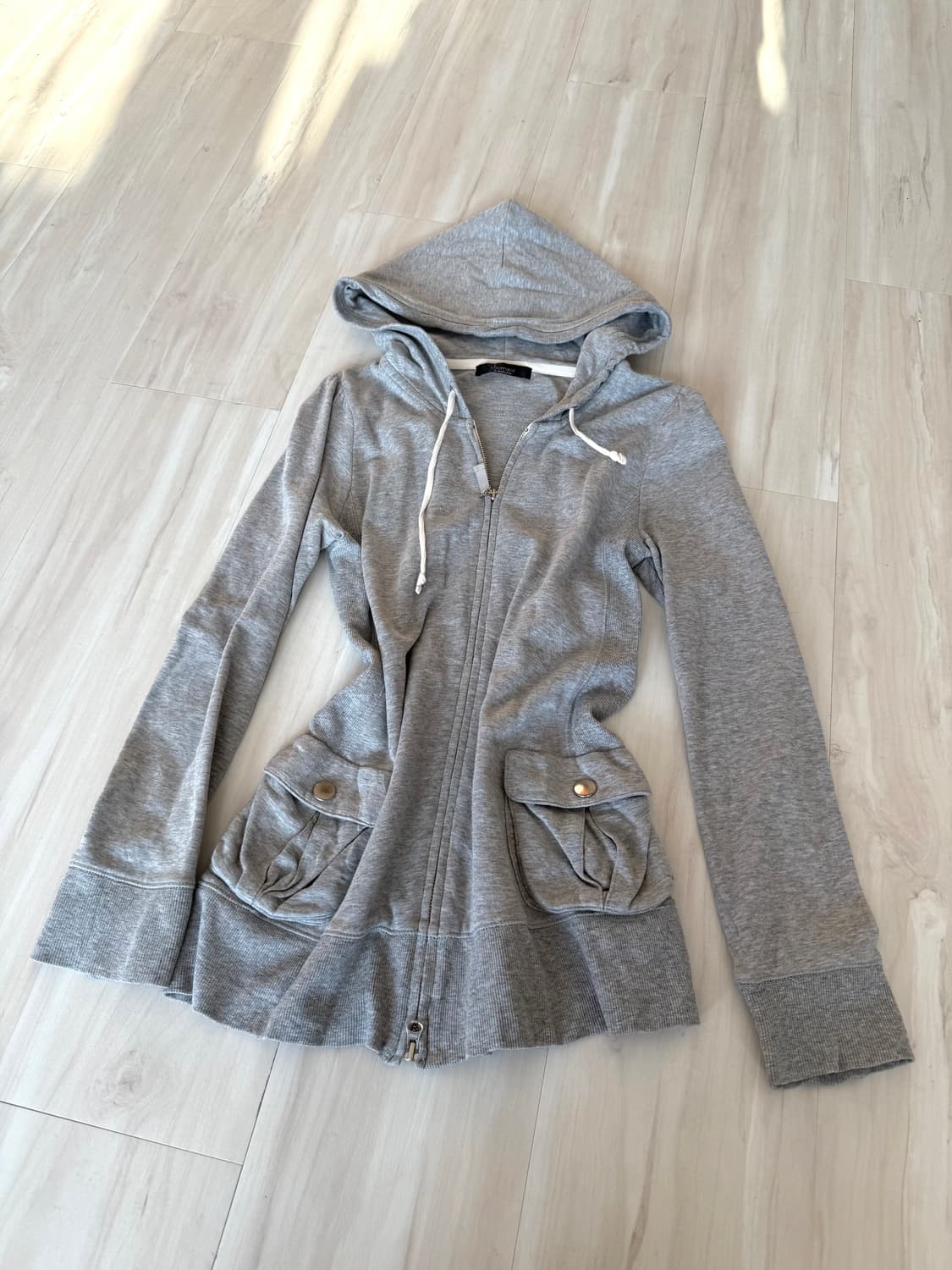 Gray y2k zip-up 상품이미지1