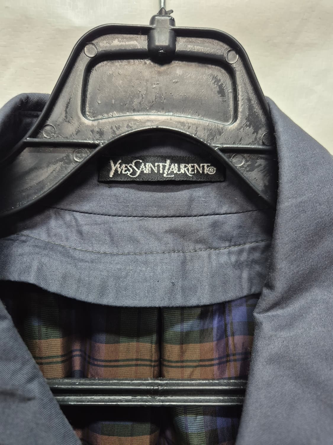 입생로랑 네이비 트렌치코트 상품이미지4