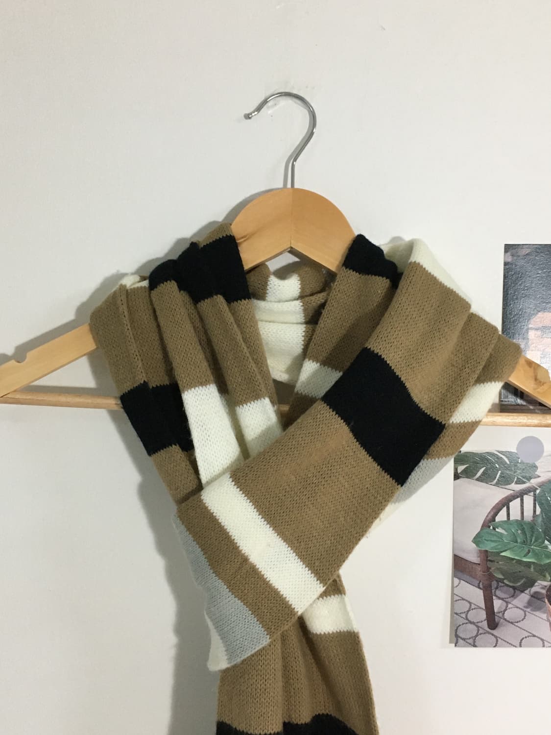 ellesse 브라운&블랙 목도리 상품이미지3