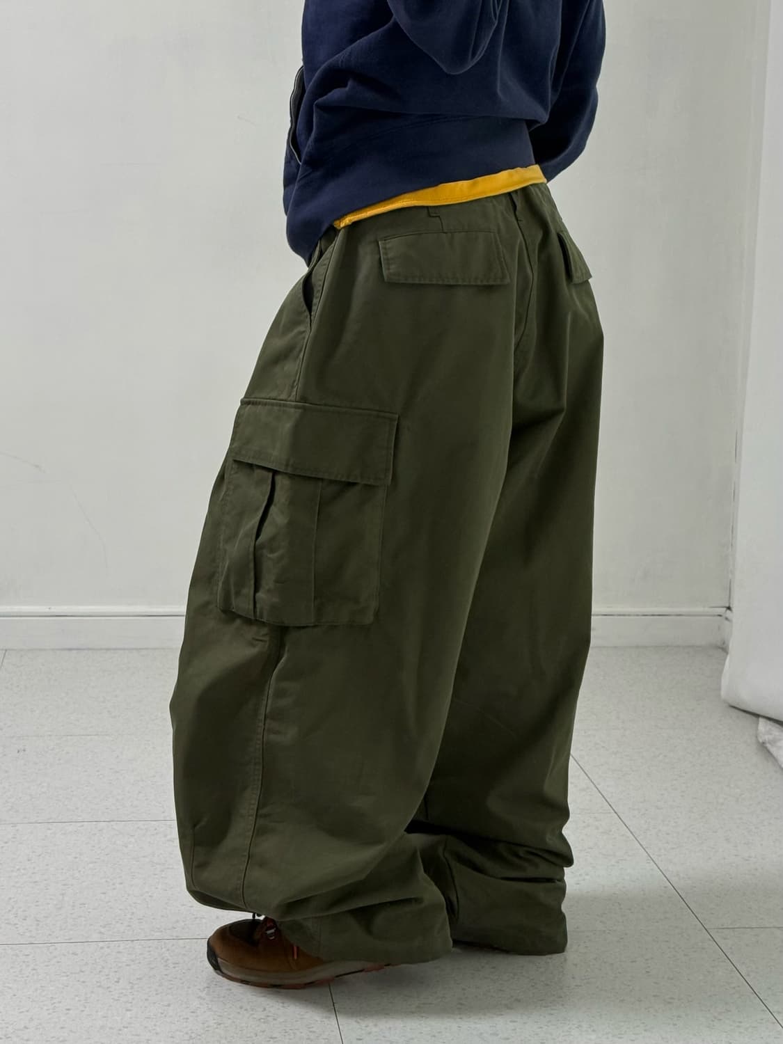 빅유니온 카키 카고팬츠 상품이미지3