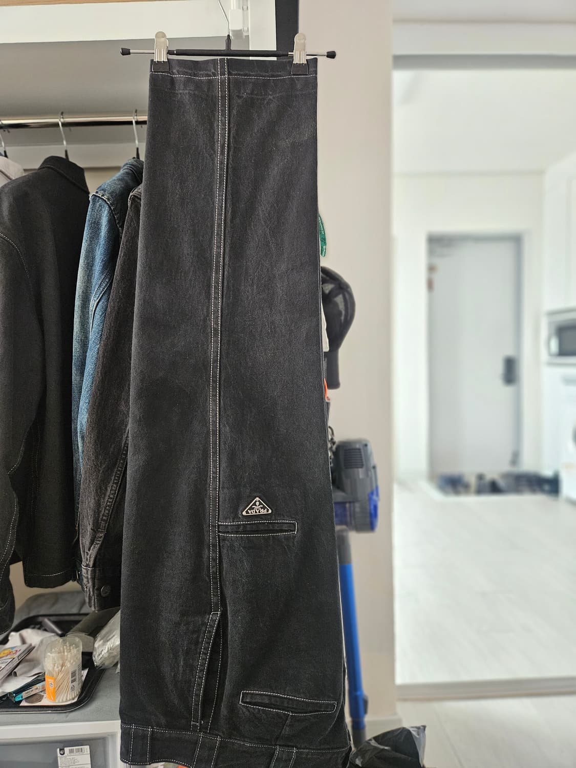 프라다 데님셋업 상품이미지5