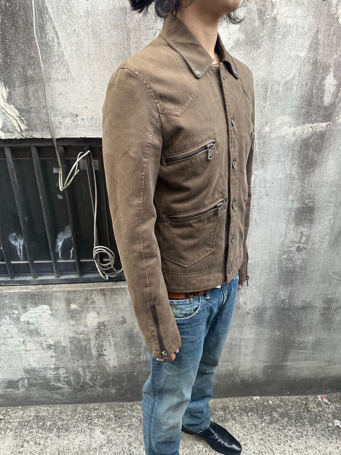 00s 돌체앤가바나 멀티 포켓 지퍼 자켓 상품이미지6
