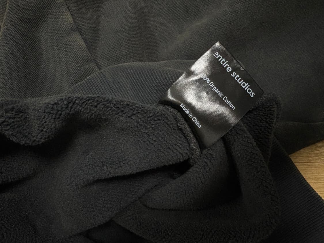 엔타이어 스튜디오 크롭 후드집업 상품이미지3