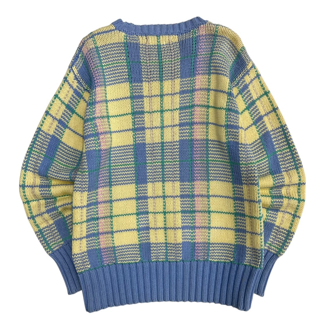 폴로 랄프로렌 파스텔 체크패턴 니트 M 상품이미지3