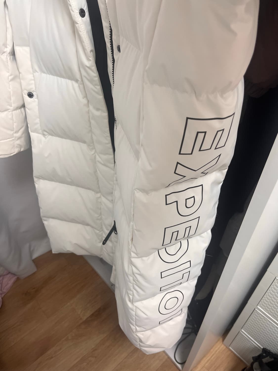 디스커버리 롱패딩 화이트 95 상품이미지5