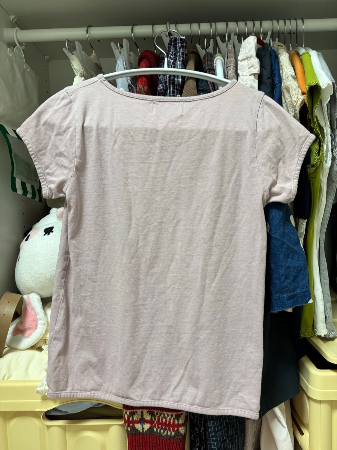 페스토 SHIRRING T-SHIRT ROSE 상품이미지2