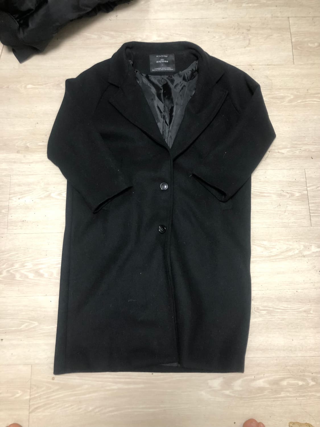 메이썸 검정색,카멜색 코트 free 사이즈 상품이미지1