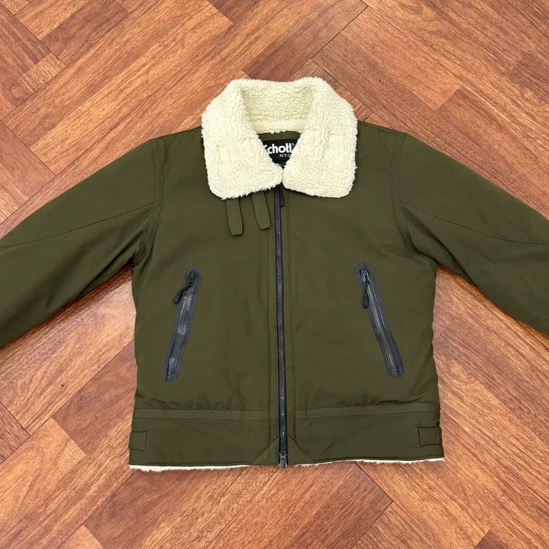 L 재팬 쇼트 B-3 양털 덱 패딩 자캣 상품이미지2