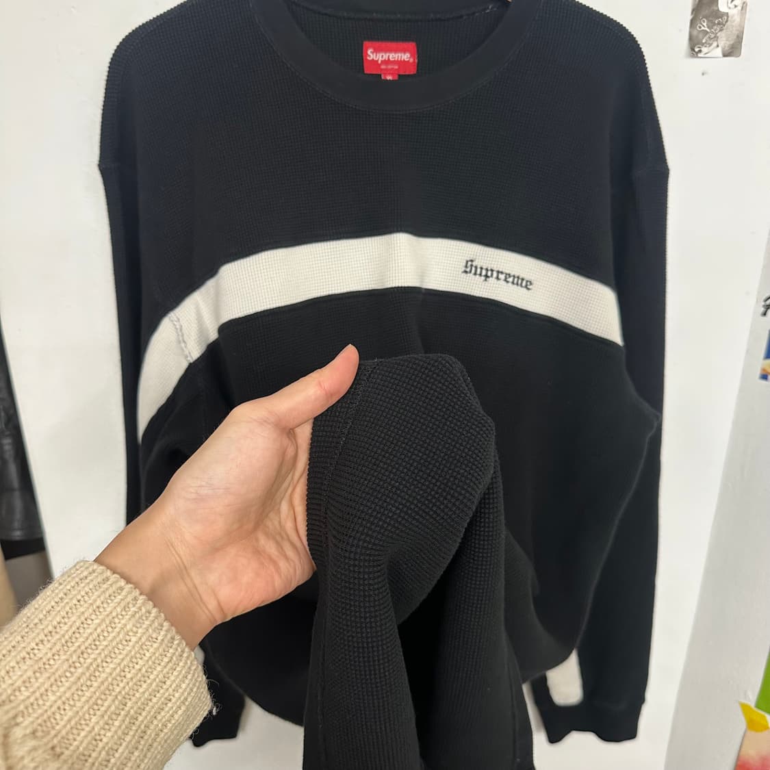 2018FW 슈프림 써멀 와플 롱슬리브 상품이미지8