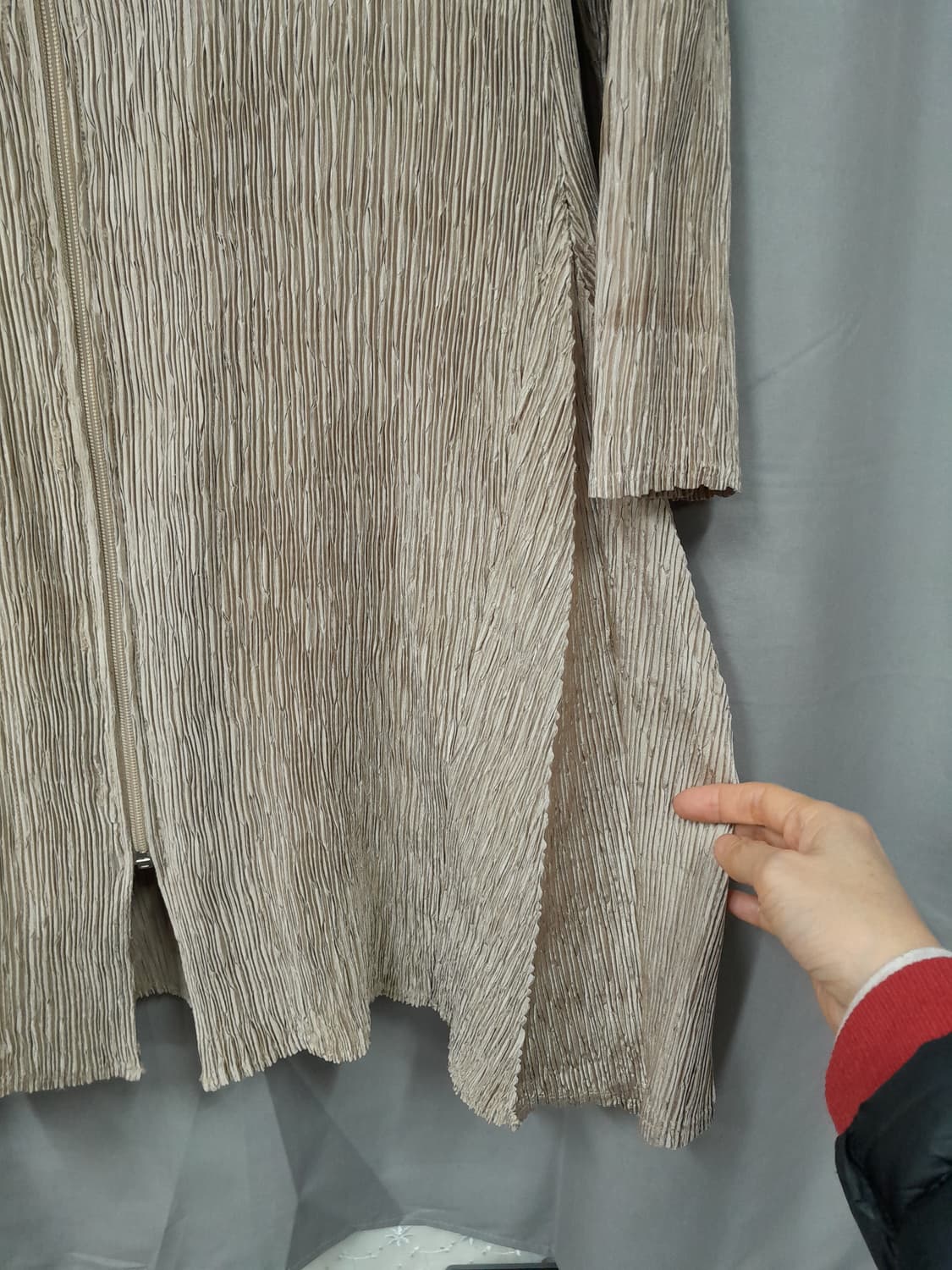 주름 플리츠 가디건  상품이미지7