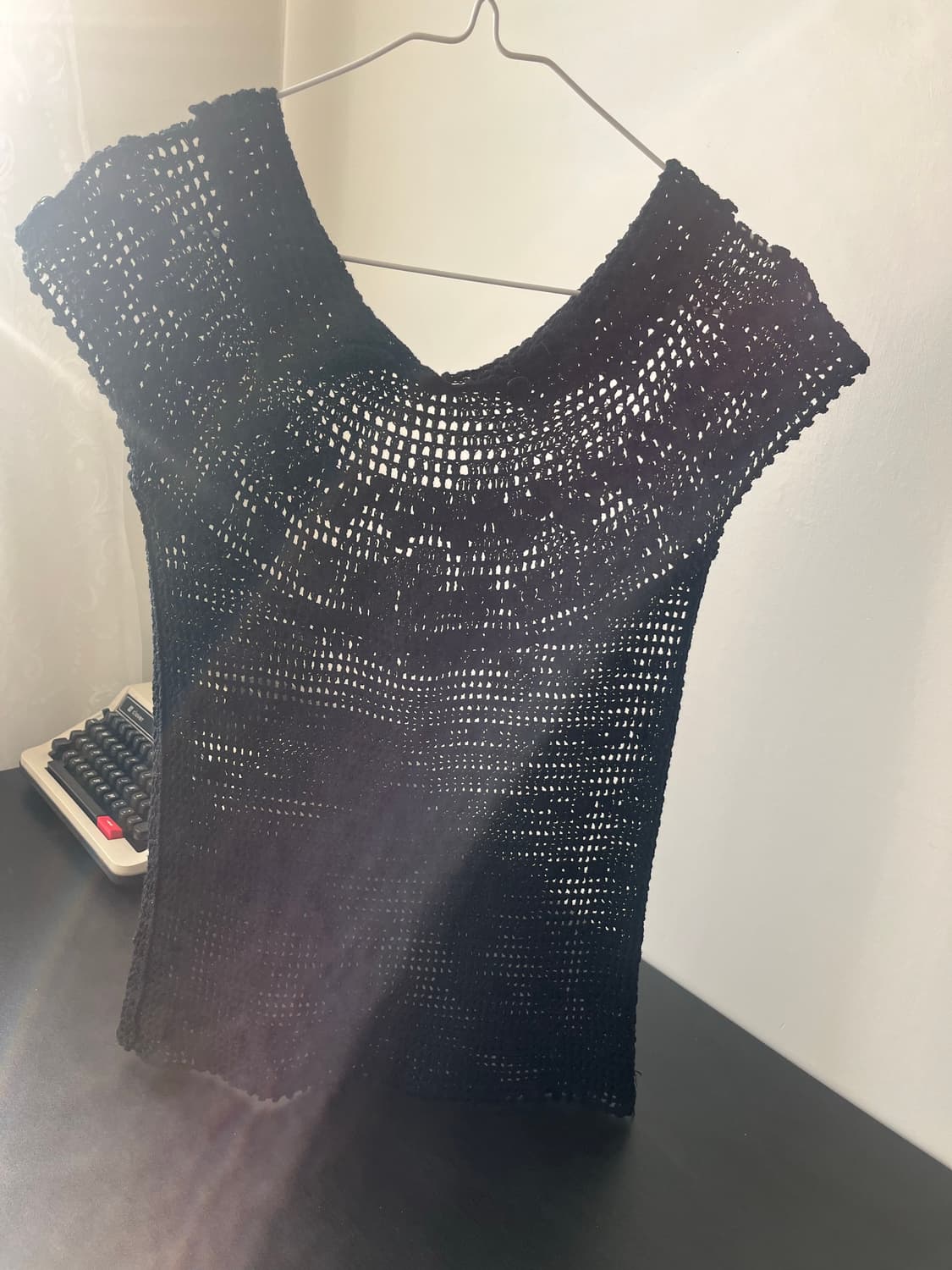 빈티지 크로셰 카라 니트 상품이미지1