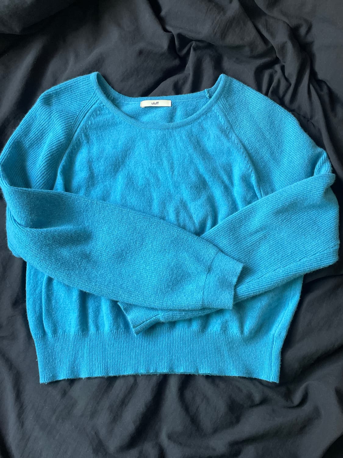 에프터먼데이 니트 코발트블루/민트 상품이미지3