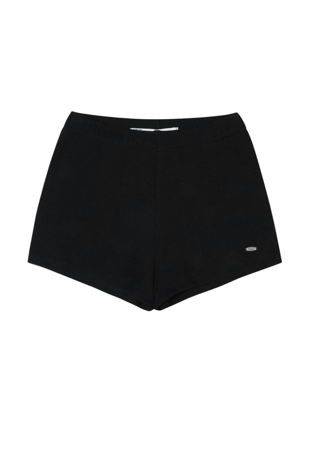 보헤미안서울 보헴서 BASIC RIBBED SHORTS, BLACK 상품이미지4