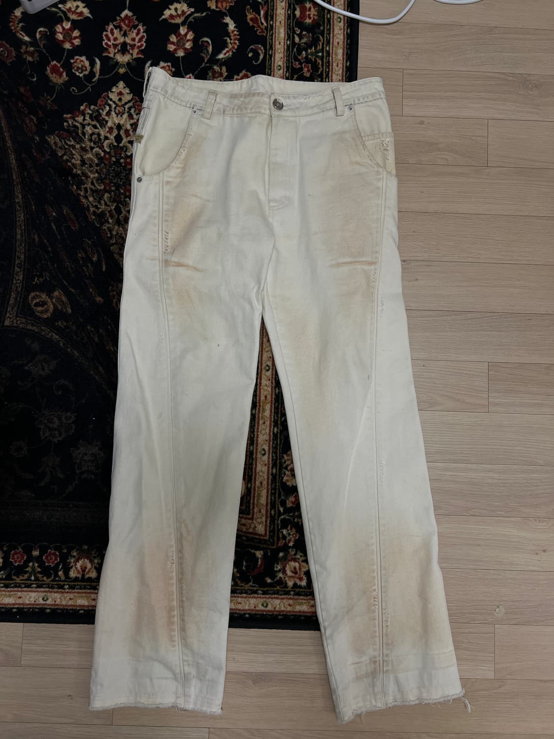 [2] xilm EP.3 SYNOPSIS 01 TROUSERS IVORY 상품이미지1