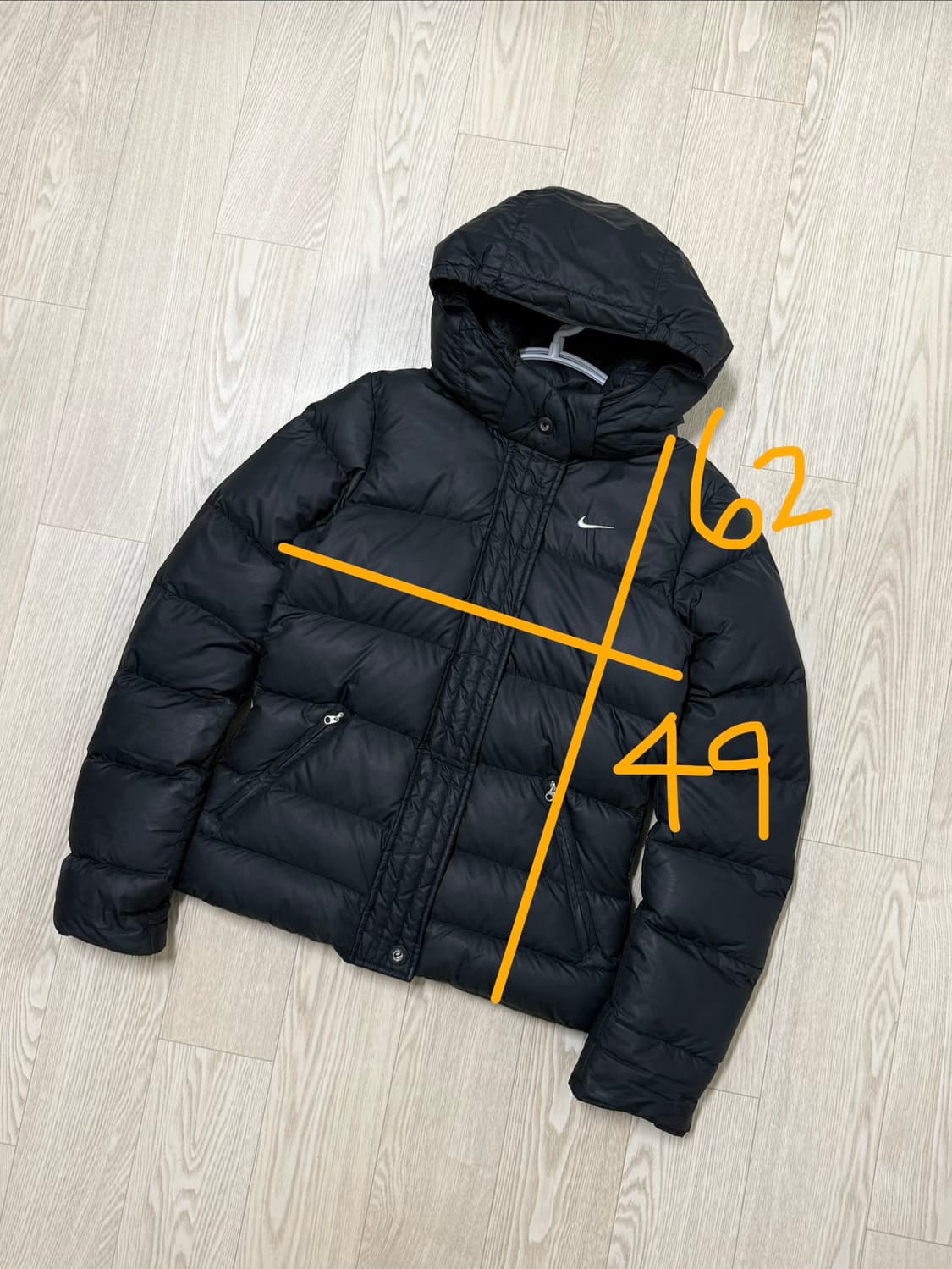 여성 S / 나이키 덕다운 블랙 패딩 상품이미지2