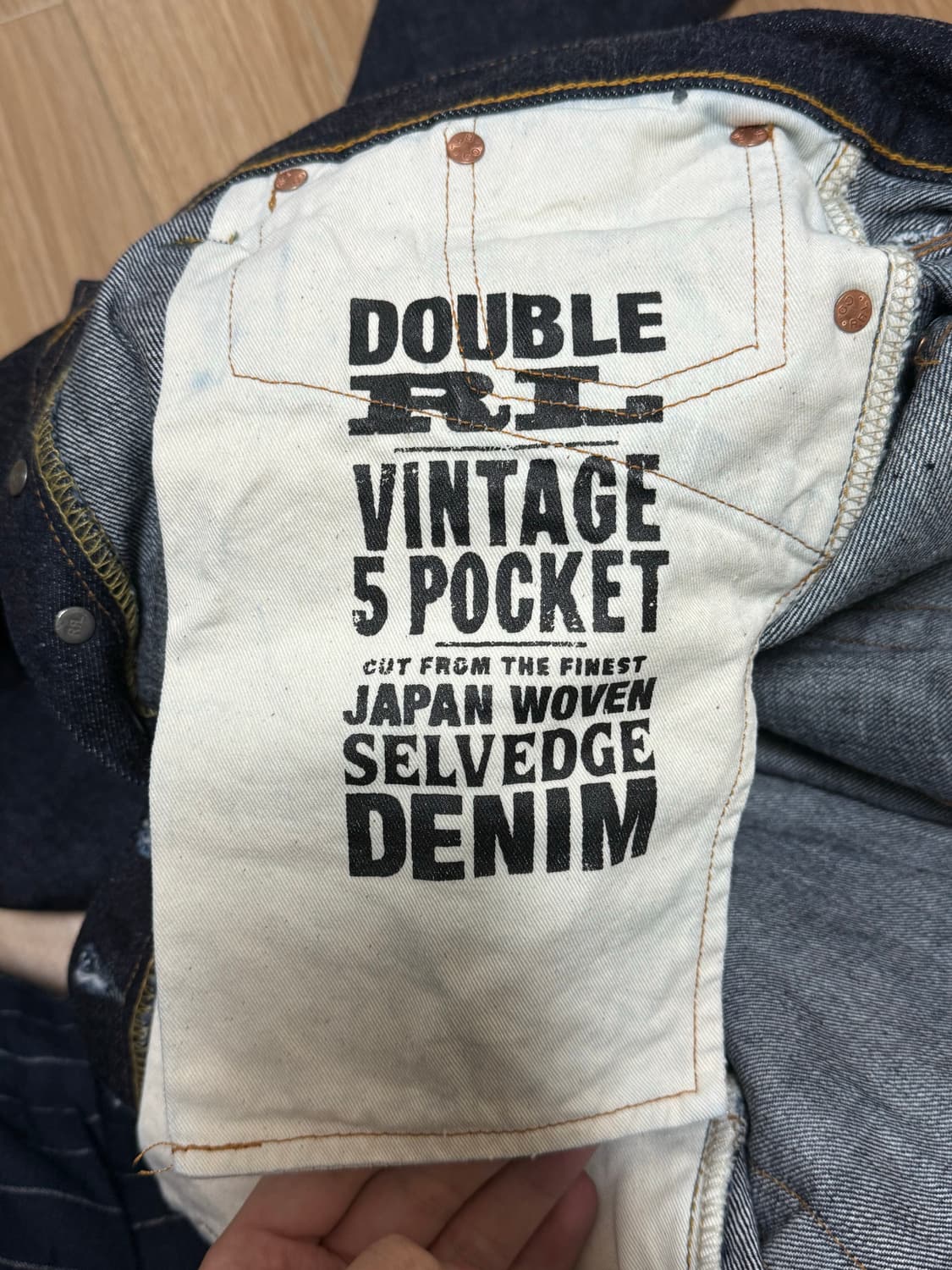 (미착용) RRL 빈티지파이브포켓 이스트웨스트 32/32 상품이미지5