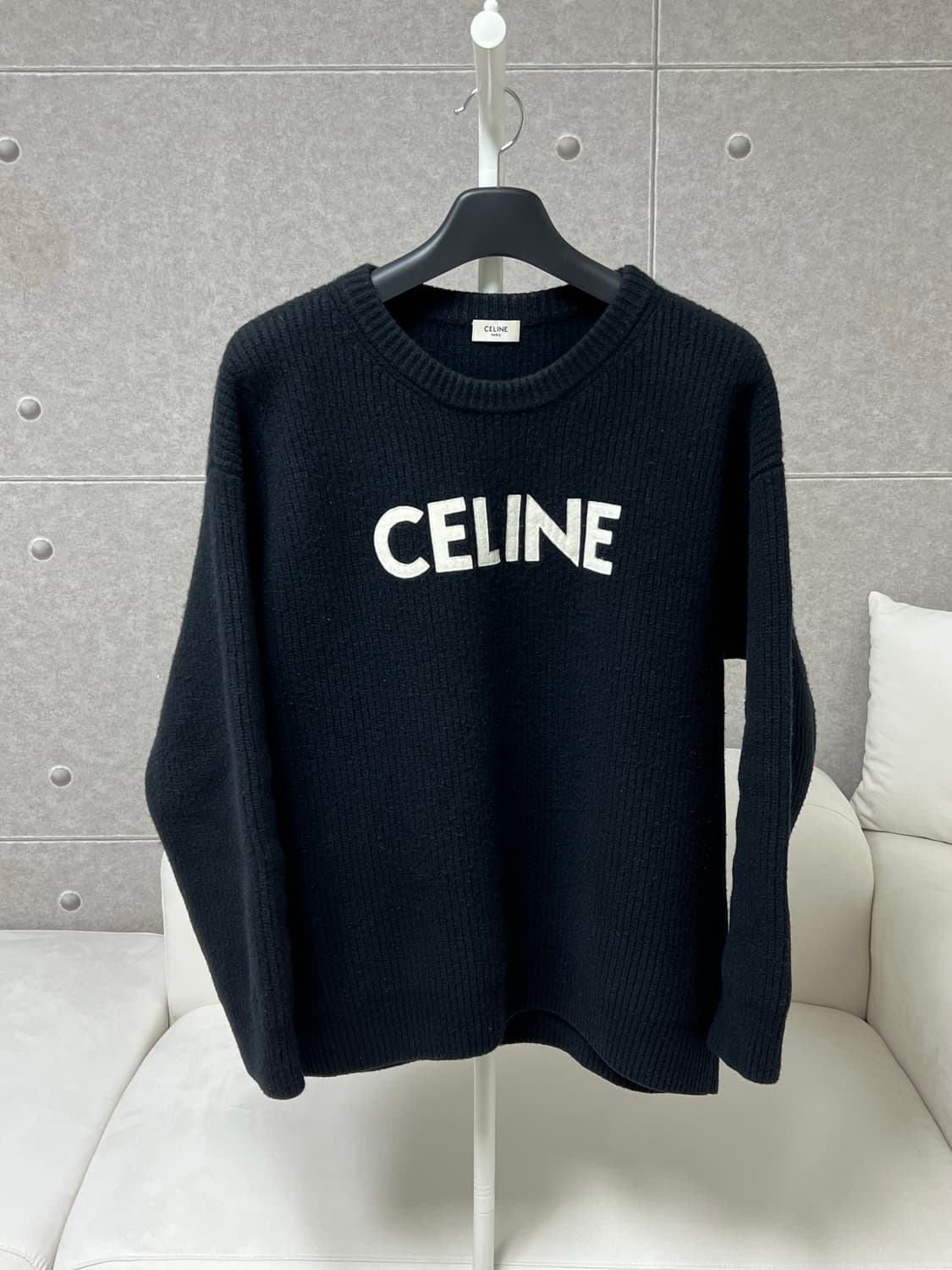 [정품] M 셀린느 울니트 블랙 상품이미지4