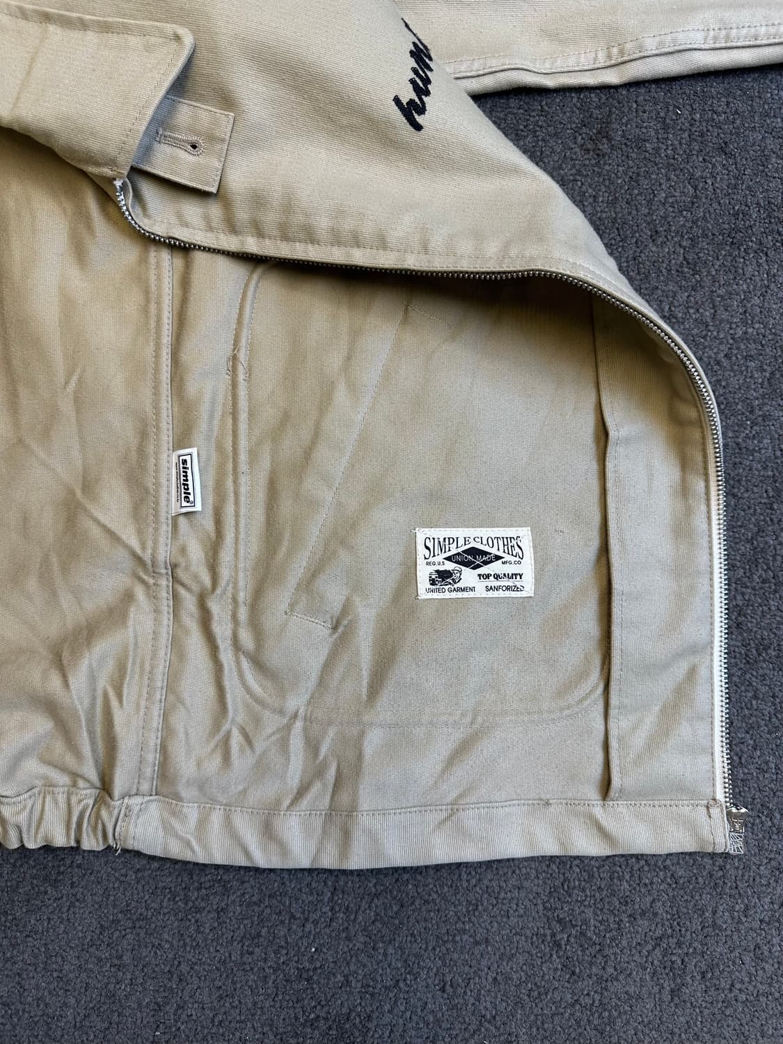 Simple Clothes  James Hunt 자수 자켓 42(XL) 상품이미지5