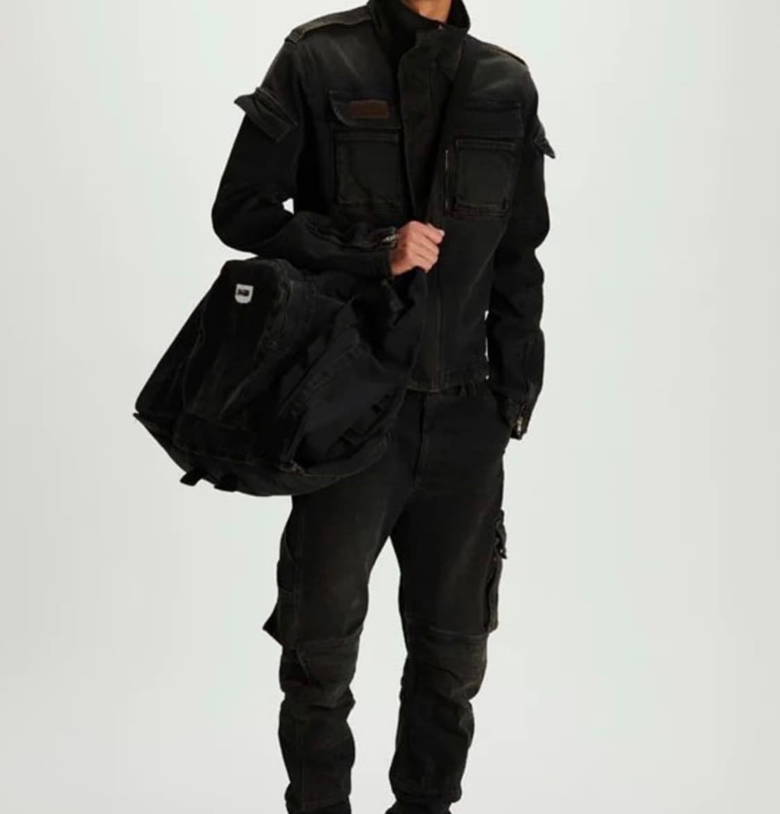 마리아노 백팩 디테일 데님 쇼퍼 숄더백 상품이미지1