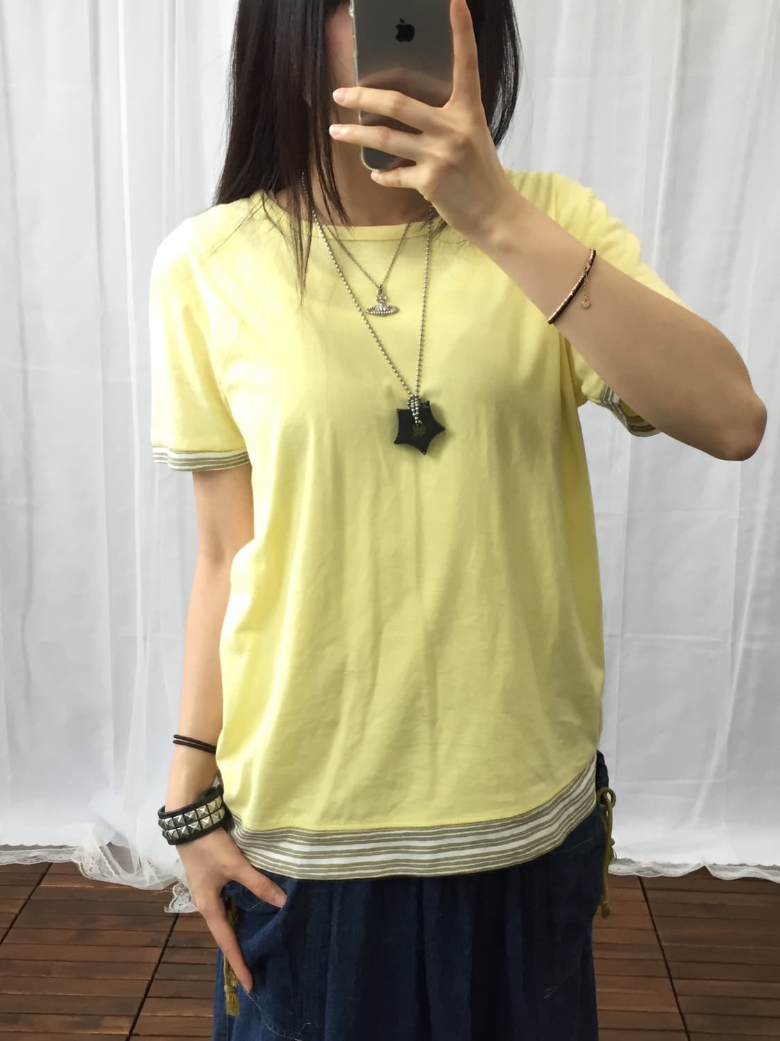 JPN Lemon Layered Stripe Tee 상품이미지2