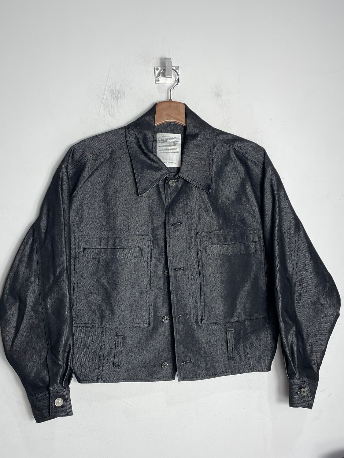 MAISON MINED 메종미네드 블랙 데님 자켓 상품이미지1