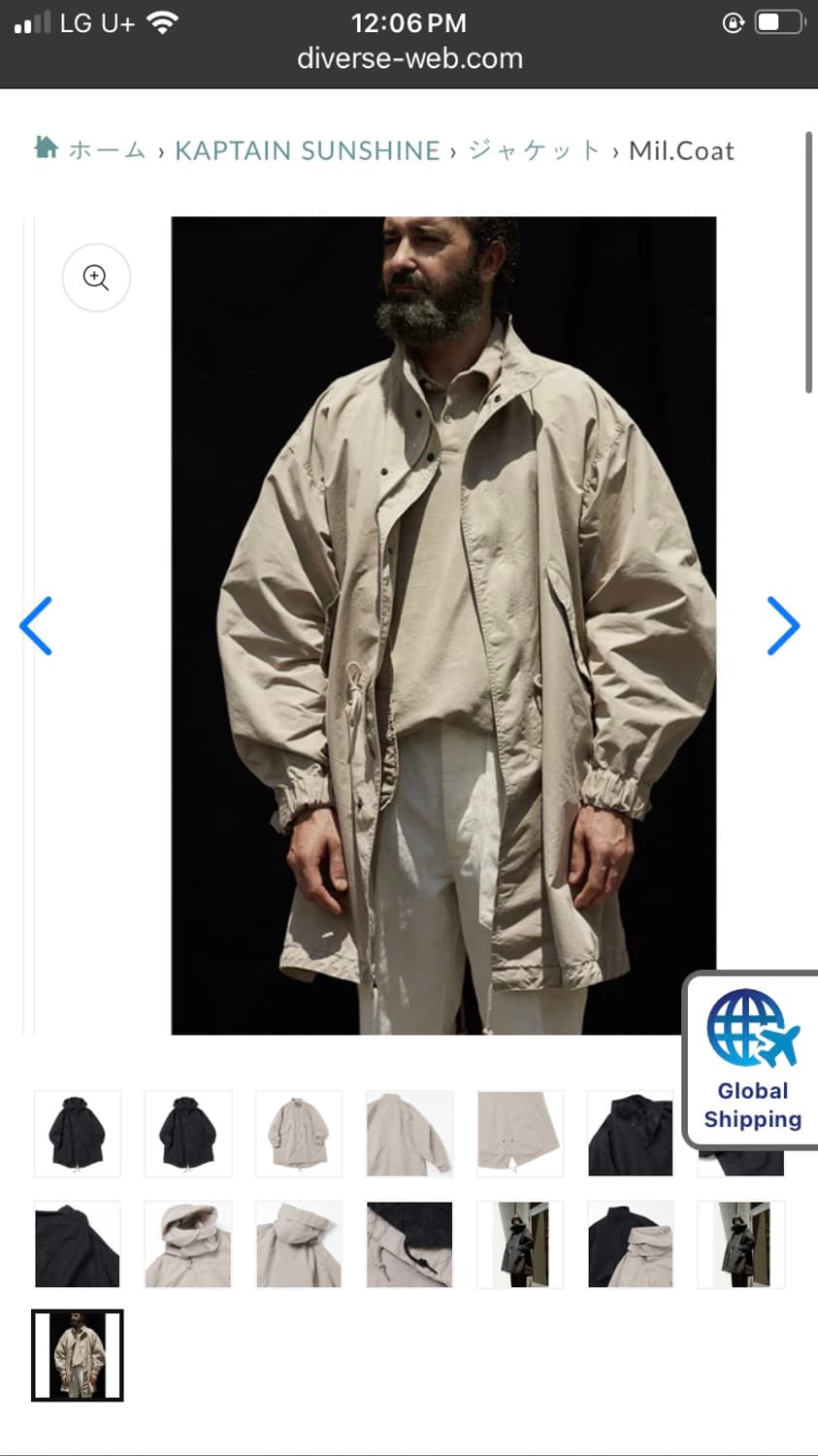 캡틴선샤인 mil coat 38 상품이미지2