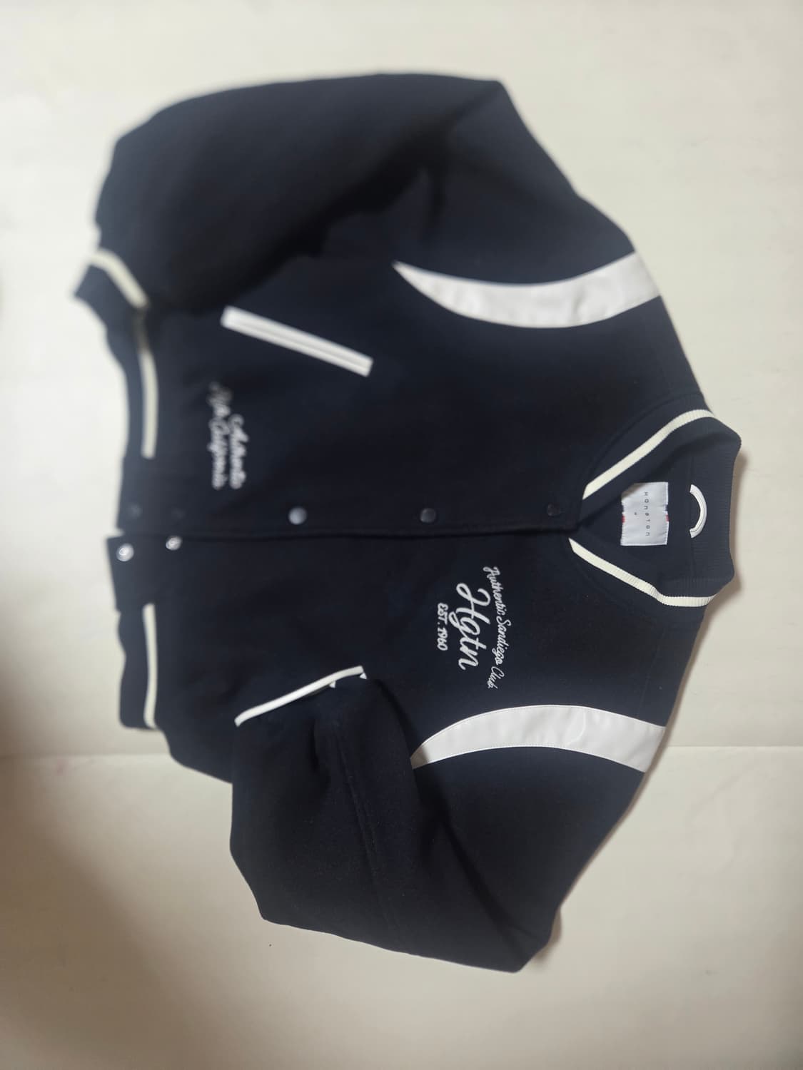 누빔안감 바시티 재킷 상품이미지2