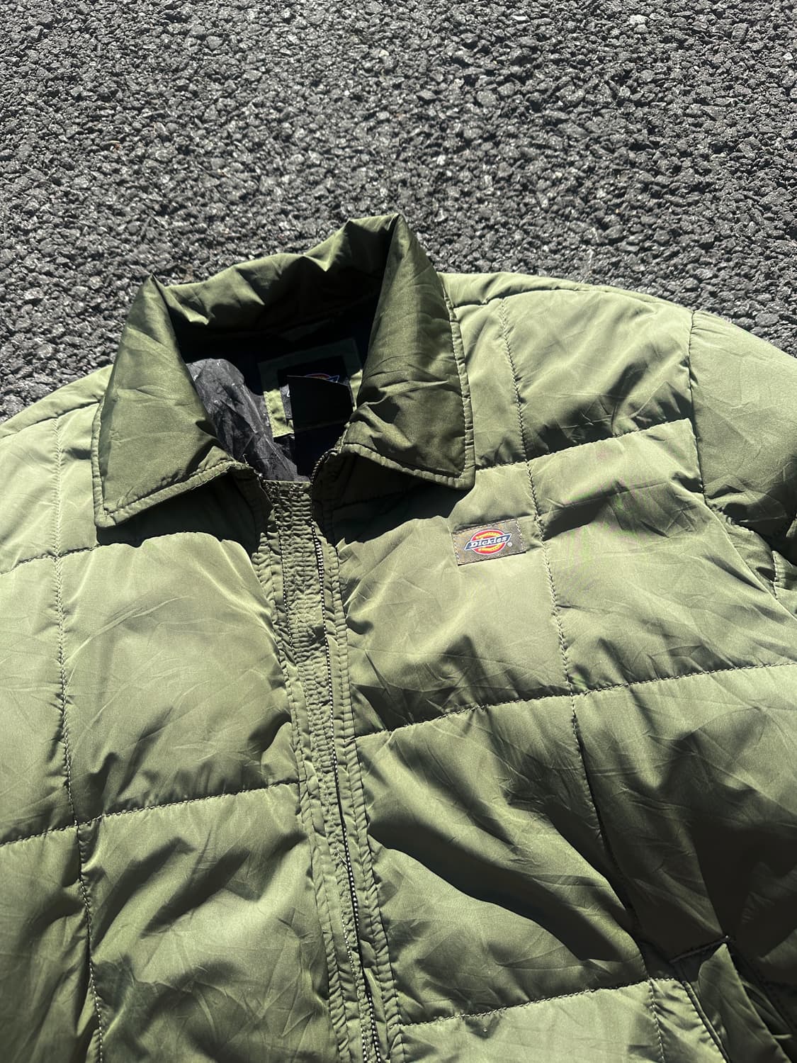 [L] 디키즈 패딩 카키 컬러 상품이미지2