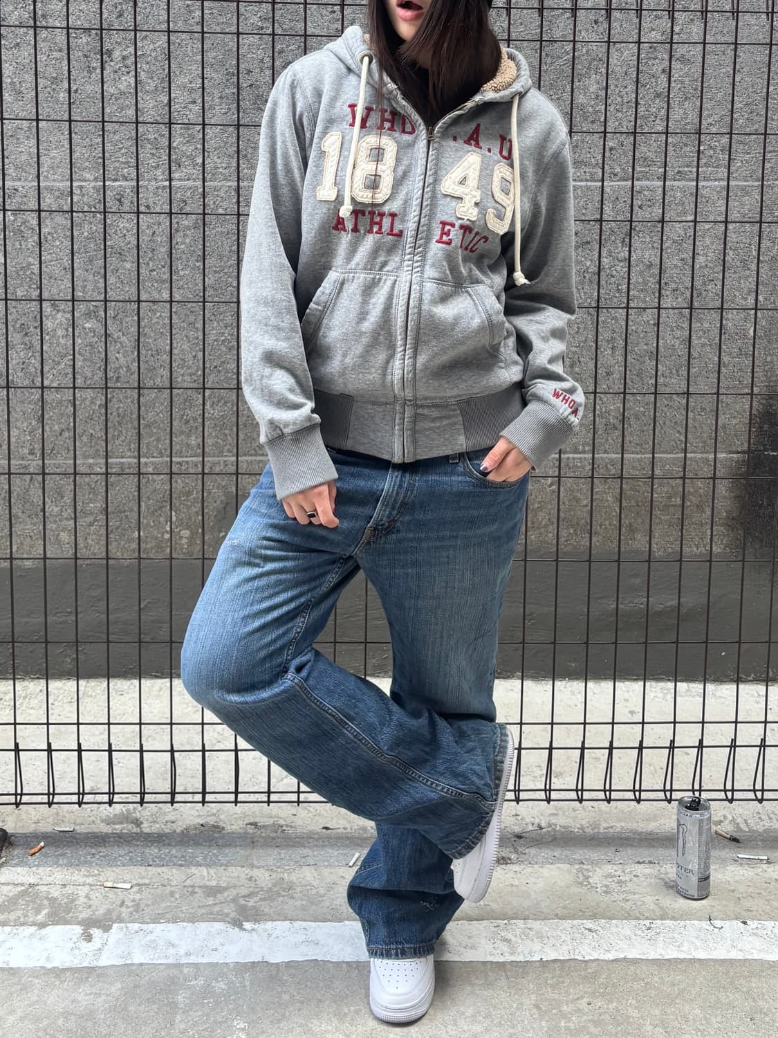 아베크롬비 그레이 후드집업 상품이미지6