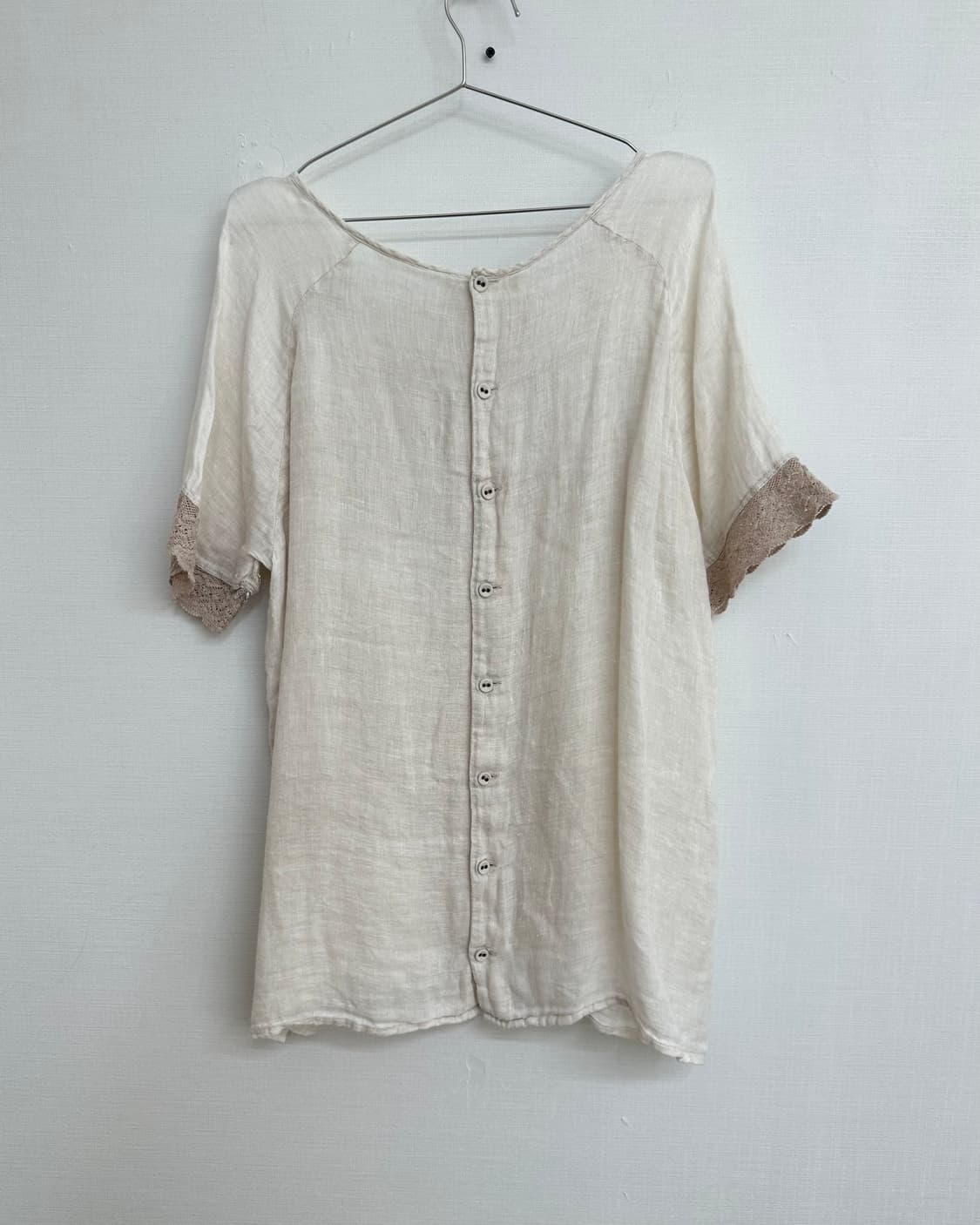 studio clip lace linen shirt 상품이미지1
