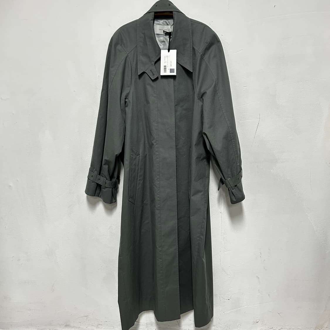 로우클래식 암홀 스티치 트렌치 코트 블루 M 상품이미지2